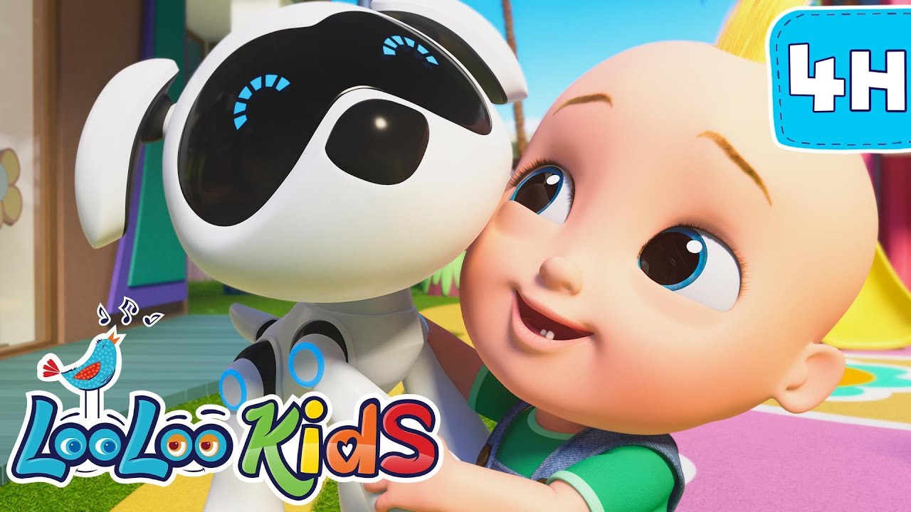 🎶 Bingo Song & 4 Hours of Nursery Rhymes in 4K | LooLoo Kids TV Marathon