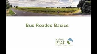 National RTAP Bus Roadeo Video: Serpentine