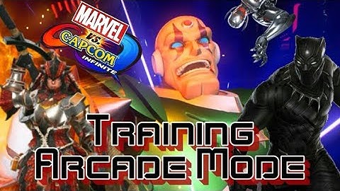 MARVEL VS CAPCOM INFINITE - Black Panther, Sigma, and Monster Hunter (Training & Arcade Mode)