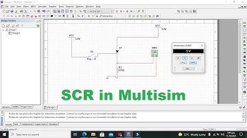 SCR in multisim | Silicon Controlled Rectifier in multisim | Thyristor in multisim