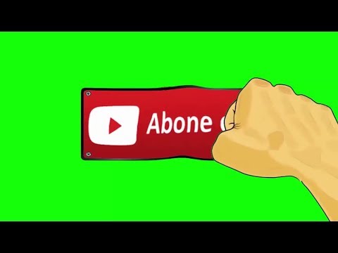 ABONE OL BUTONUNA YUMRUK ATMA (GREEN SCREEN)