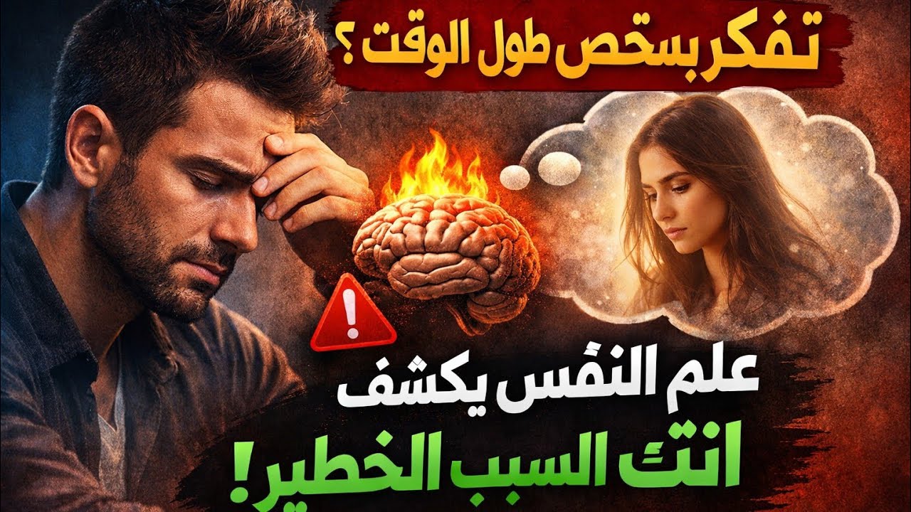 عندما لا تستطيع إخراج شخص من رأسك وتفكيرك فتأكد أنه.