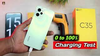 Realme C35 Charging Test with Box Charger || 0 to 100% || Heat Test...