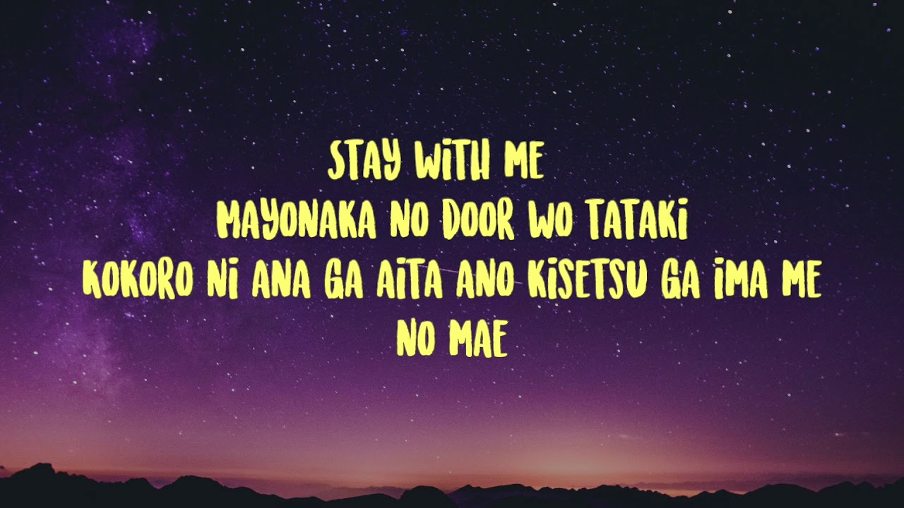 Miki Matsubara  Mayonaka No Door Stay With Me Lyrics