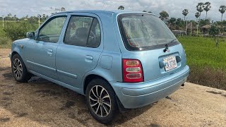 Nissan March 1993/ធានាឡានស្អាតបាតខ្ចីម្ចាស់ដើម/ម៉ាសុីនអេមណាស់/$2500ចចារ/0963460007/068611125