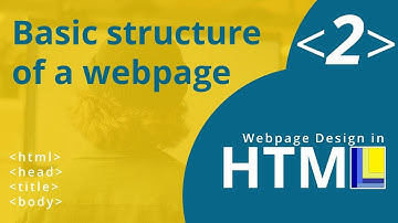 HTML Webpage Design Part 2: Basic structure of a webpage