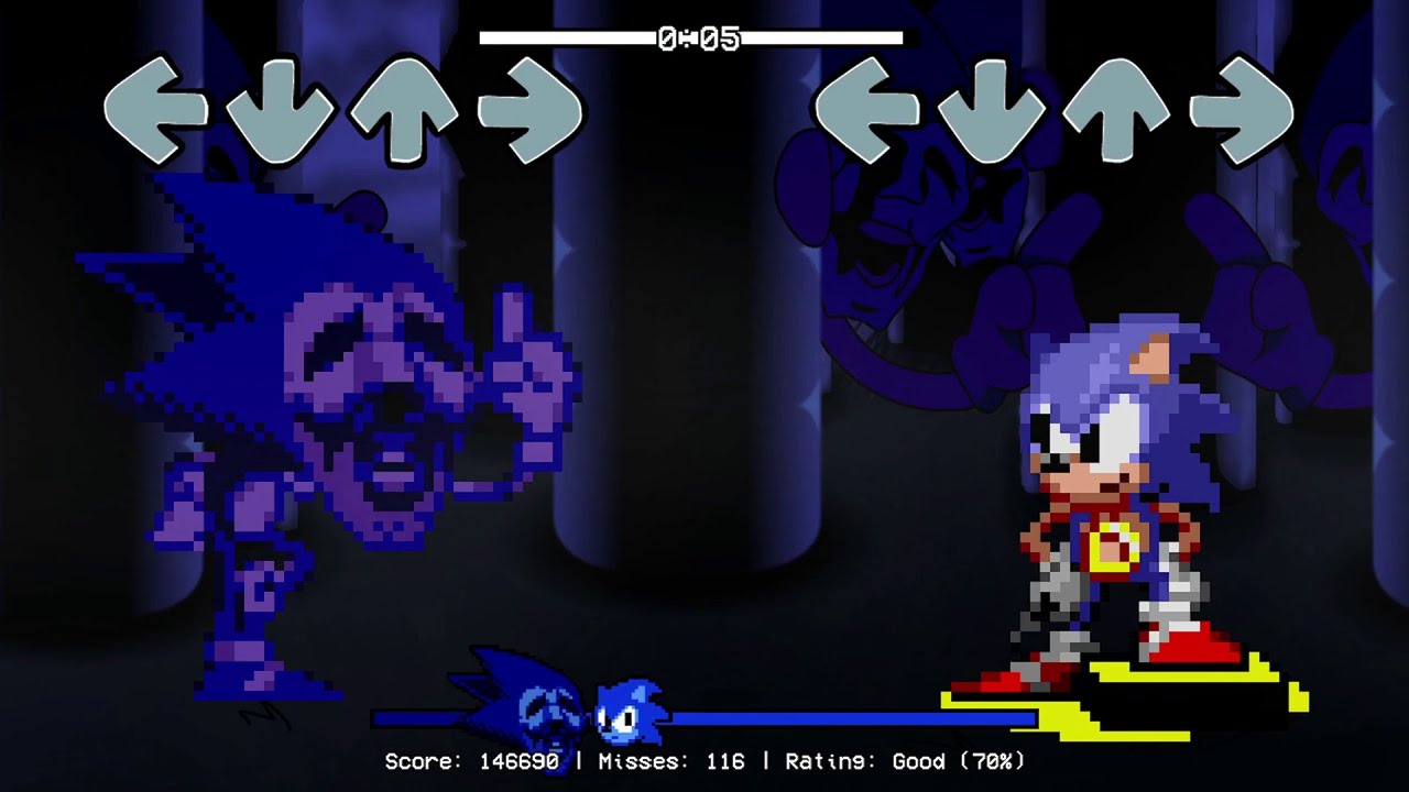 Majin Sonic Friday Night Funkin FNF VS Sonic.EXE - 3D model by AstaFoxy  (@AstaFoxy) [b744e6b]