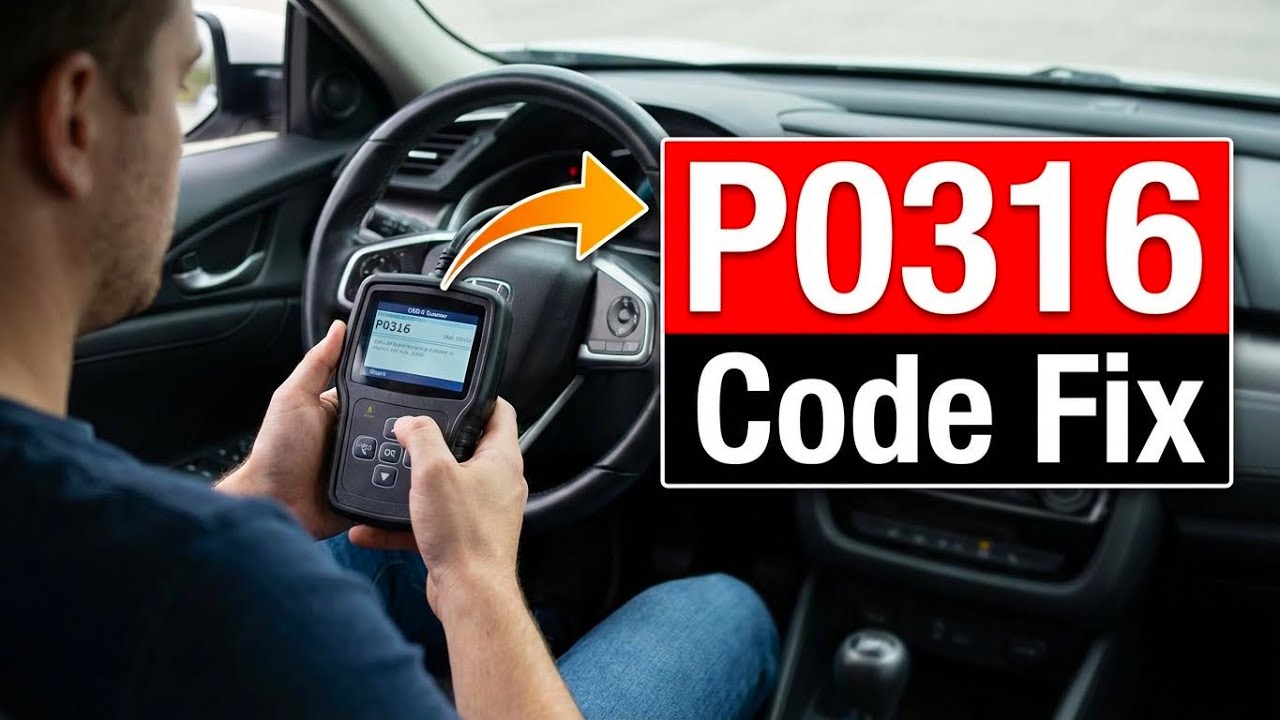 How To Fix P0316 Code - Engine Misfire Detected On Startup Repair Guide ...