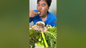 Mắm cá sặc rút xương trộn tỏi ớt ăn với thịt luộc râu sống #mamcasacrutxuong #mamnangut