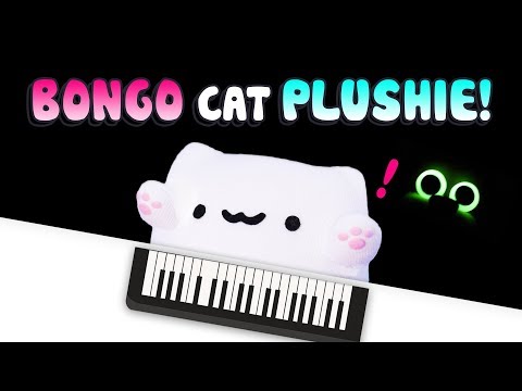how-to-make-bongo-cat-meme-plushie!-diy-easy-cat-plush!-free-pattern