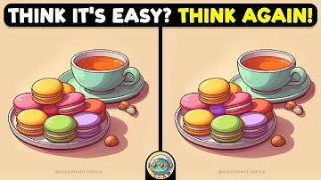 🐢🧩 Spot The Difference | Test Your Detective Skills 🧩🐢 | Quizonaut Turtle