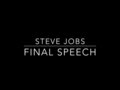 Think Different: Steve Jobs Final Speech