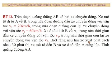 Bồi Dưỡng HSG vật lý 8 9 phần cơ học   Chuyển Động Cơ Học lớp 8   Các bài tập phần cơ học hay nhất