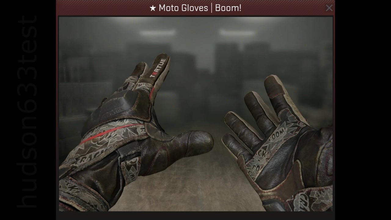 WW Moto Gloves Boom! CSGO YouTube