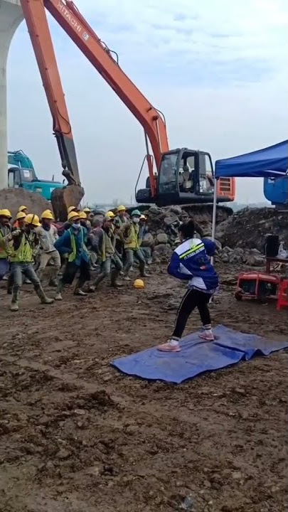Senam pekerja konstruksi#shorts