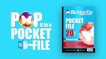 Butterfly Pocket File