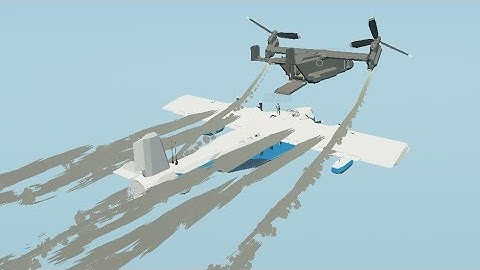 Stormworks - Picking up a Bregir from his Sunderland - IN FLIGHT!