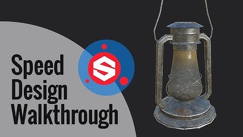 Oil Lamp - Game Asset - Substance Painter | Walkthrough | Speed Design