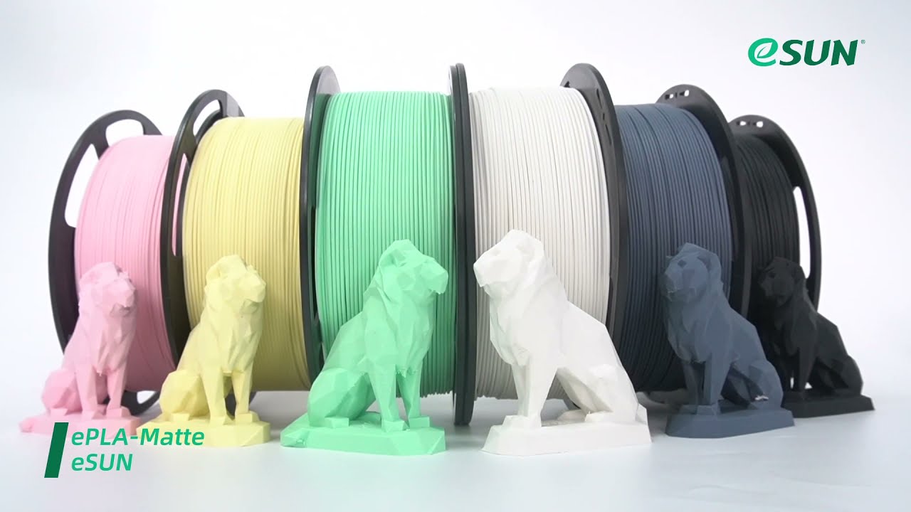 eSUN Matte PLA Filament. How Matte? How Strong? Print Settings and