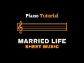 Married Life (Theme from "UP") | Piano Tutorial (Sheet Music/Score)