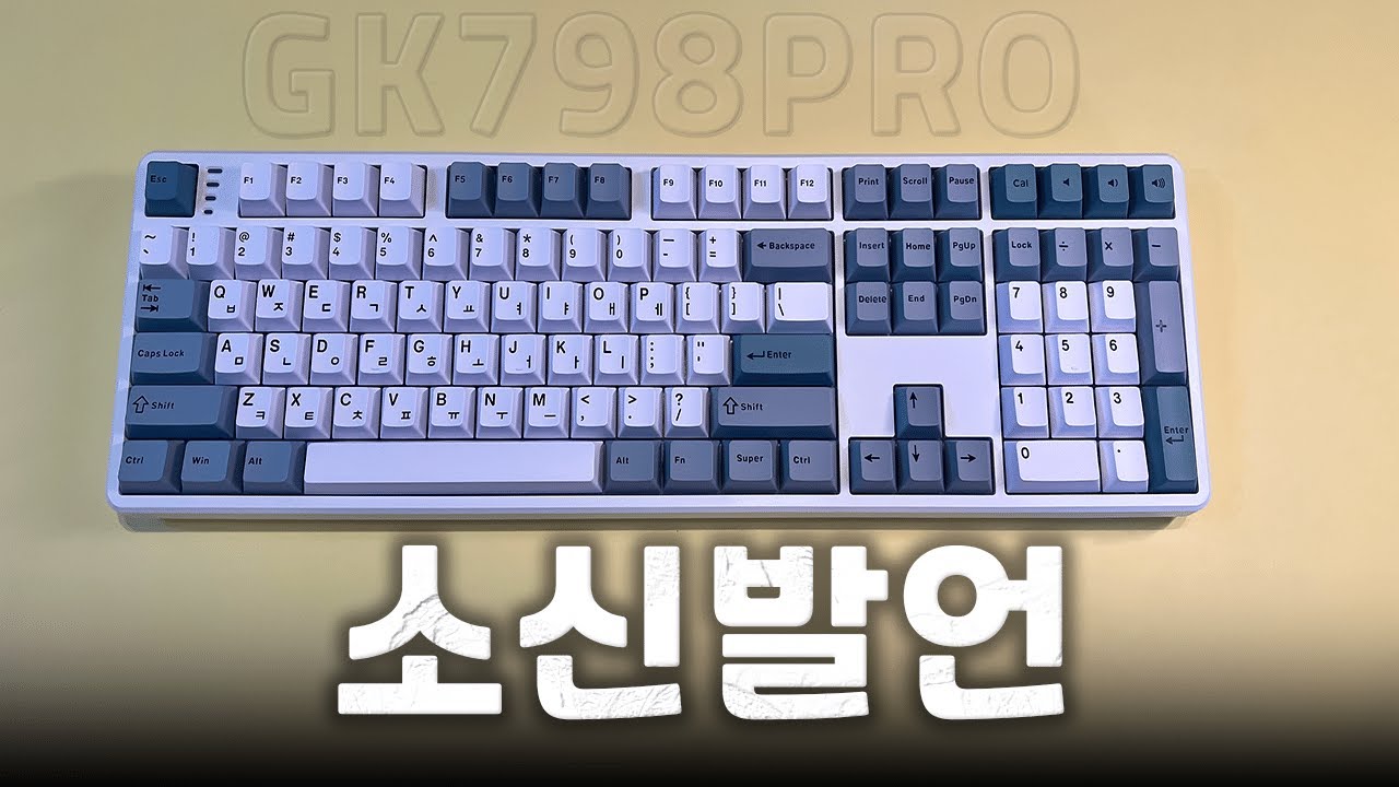 ⌨️할말이 있어서 돈주고 사옴, 한성 GK798PRO