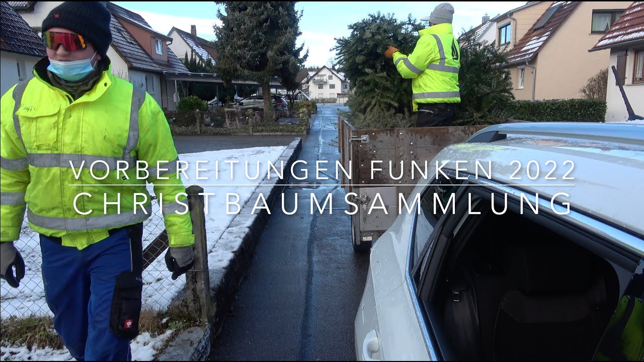Funken Oberzell Christbaumsammlung 2022