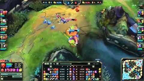 Gragas vs Maokai - 1vs1 outplay - League of Legends