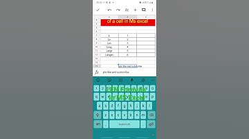 LENGTH Function in MS Excel Simple to use