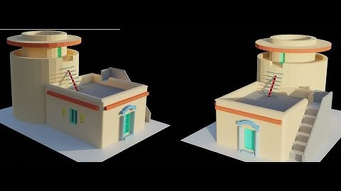 Design Water Tank Using Blender