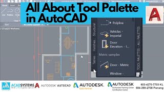 All About Tool Palette in AutoCAD