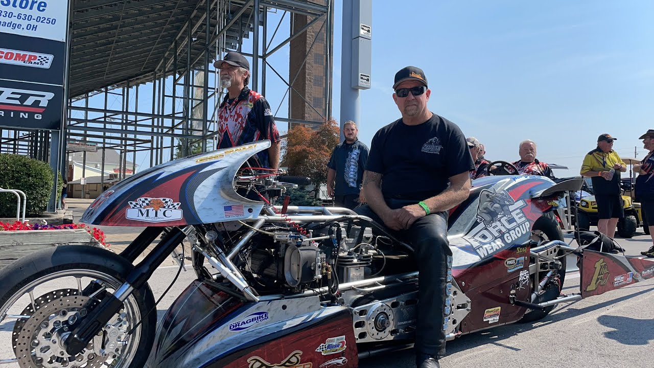 TOP FUEL MOTORCYCLE LAST CHANCE QUALIFIER Norwalk Pingel Cycledrag Shootout!