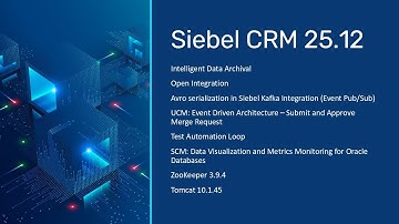 Siebel CRM 25.12 Update Summary - Superfly