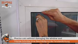 Yellotools WrapSlipCut - cutting aid squeegee | Signmaker tools