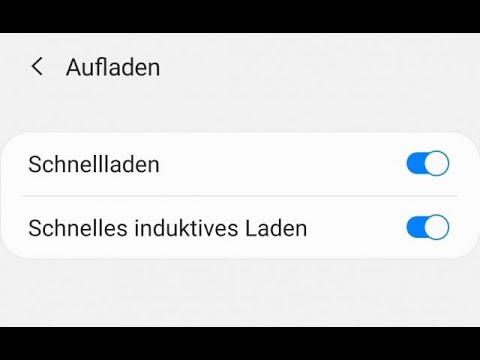 New Update Samsung Galaxy S20, S10, S9 Schnellladen aktivieren
