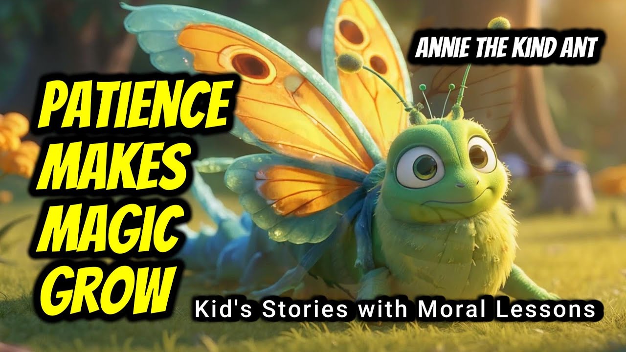 Ожидающая гусеница | Приключения доброй муравьишки Энни | Детские рассказы с поучительными уроками