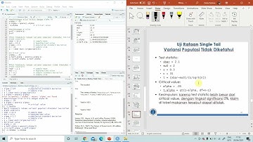 Tutorial menjawab soal statistika menggunakan R  : Uji Hipotesis