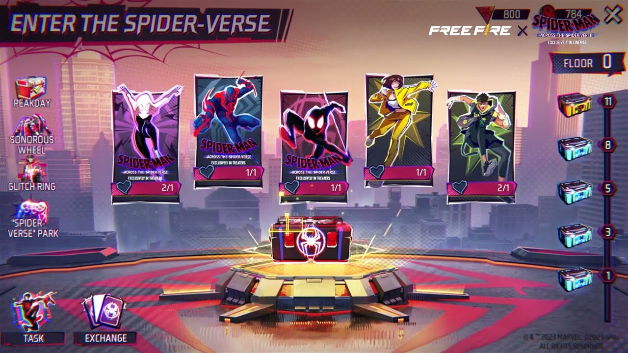 Free Fire x Spider-Man: Across the Spider-Verse highlight | Garena Free Fire Pakistan