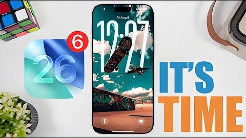 苹果iOS 26 Beta 6持续打磨“液态玻璃”：提升锁屏时钟透明度！