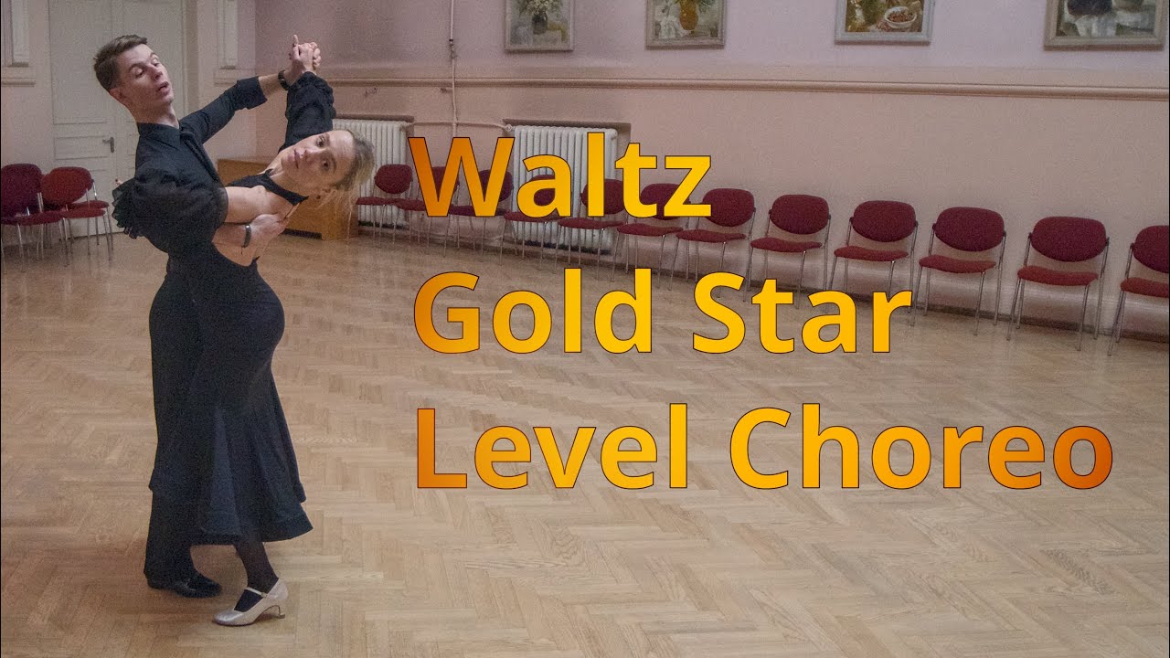 Waltz Gold Star Level Choreography | Rolling Chasse to Right, Pull Step to Rumba Cross
