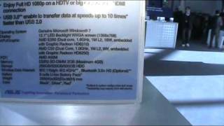 Asus Eee PC 1015B and 1215B with AMD APU at CeBIT 2011