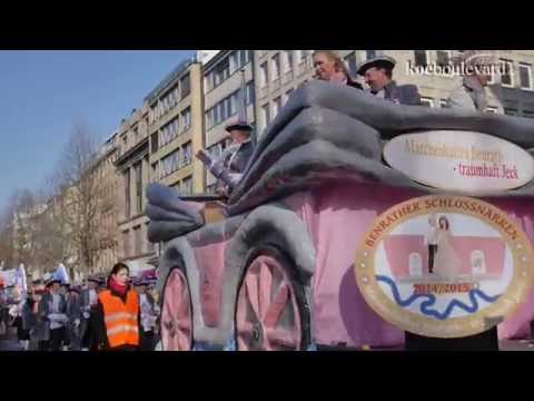 Düsseldorfer Karneval - Rosenmontagszug auf der Königsallee 2015