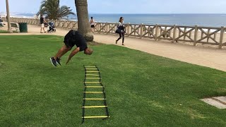 Mastering Aztec Push-Ups with Speed Ladder Integration
