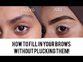 How to get the perfect brow without plucking!