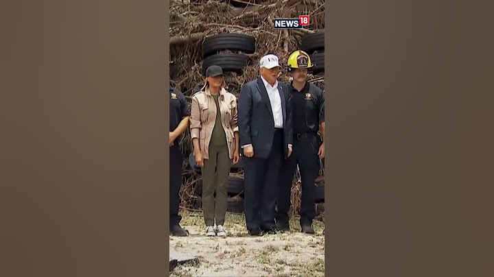 President Donald Trump Expresses Sorrow After Meeting Flood-Hit Families In Texas | N18S