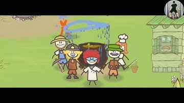 Draw a stickman epic 2 Goku saves the town chapter 4 A Town in Need