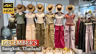 [BANGKOK] December's Store "Budget Shopping Women's Clothes At Pratunam" | Thailand [4K HDR Walk]