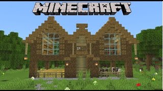 Minecraft Easy House Tutorial by BarnzyMC  311 views 3 weeks ago 11 minutes, 19 seconds