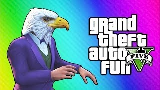 GTA 5 Online Funny Moments - Air Walk Glitch, Faggio Cop Glitch, Beer Hat Crate!