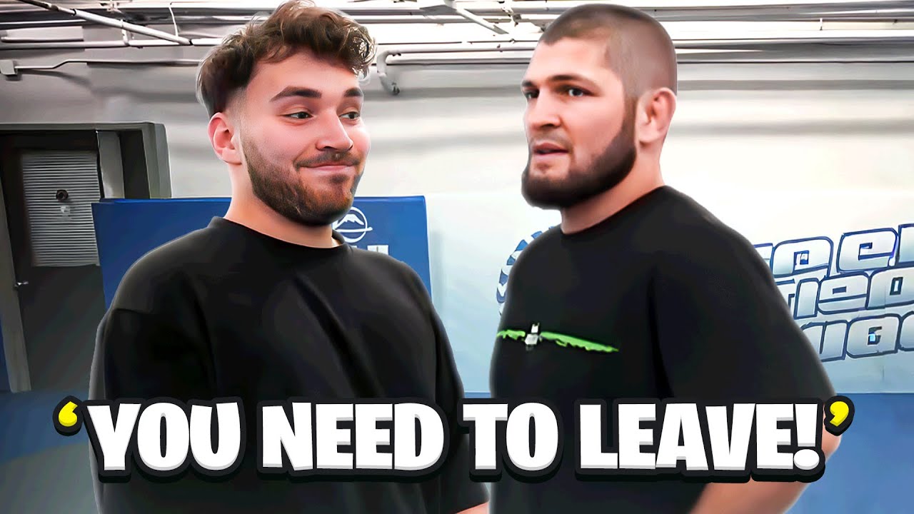 Хабиб прижал Адина Росса к себе на тренировке Ислама!