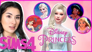 Creo PRINCIPESSE DISNEY vers. originale + vers. 2022 su The Sims 4 - CAS Challenge